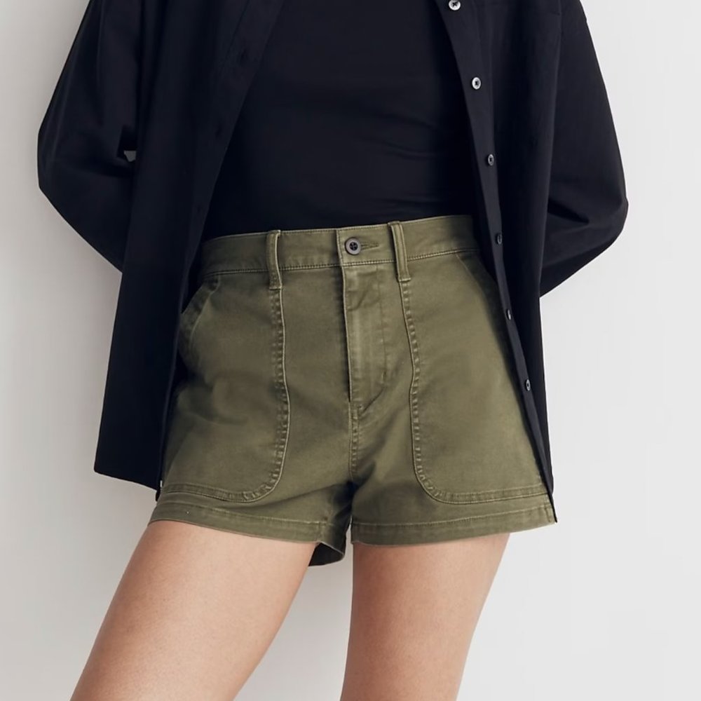 Madewell Perfect Vintage Fatigue Short Green